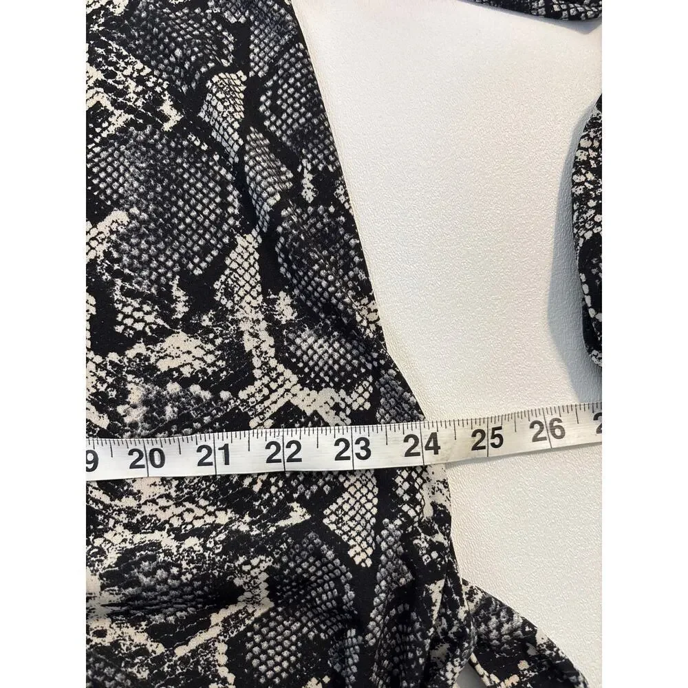 Show Me Your Mumu Midi Dress Women’s Sz Medium Snakeprint A-line Oversized - Picture 6 of 8